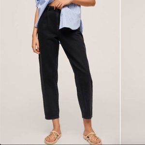 MANGO Slouchy Regina Black Jeans Size 4/36